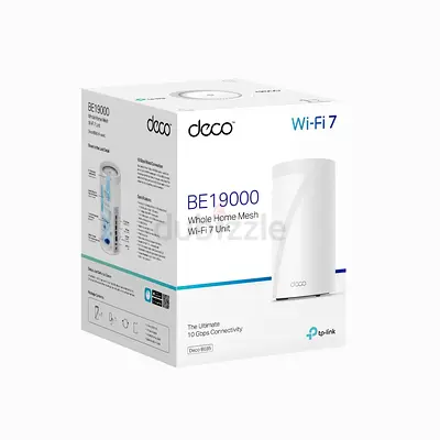 TP-Link Deco BE19000 Whole Home Mesh Wi‑Fi 7 Unit (New in Box). Deco BE85