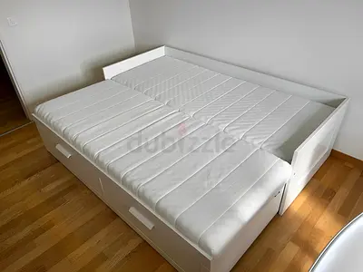 Ikea brimness daybed with 2 new ikea mattress