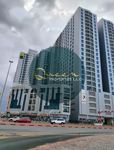 Fully furnished 2BR apartment with living room, opposite Grand Mall, directly on Sheikh Khalifa St, with private parking