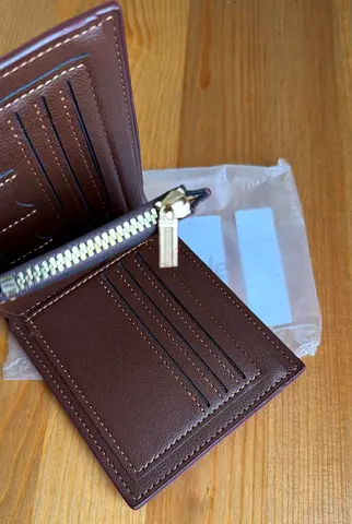 New brown wallet