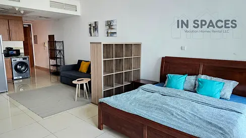 The most spacious furnished studio JLT / near metro