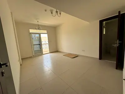 One bedroom and living room for rent in Aljada, near New Muwaileh. Prime location, 10 minutes from Sharjah Airport. Practical design and close to all