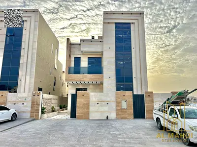 فيلا للبيع بتشطيبات شخصيه ومودرن مع تصميم مودرن وارتداد امام الفيلا في منطقة الحليو 2 بعجمان قريبه من الطرق الرئيسيه والسعر يشمل رسوم التسجل والتملك .