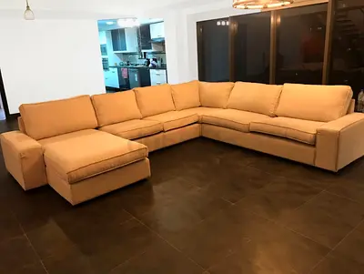 Ikea kivik ushape sofa beige