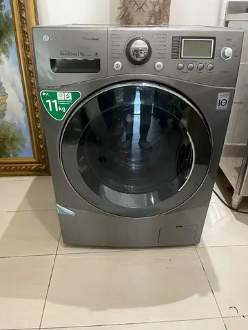LG 11kg Front Load Washing Machine (Grey) - Good Condition