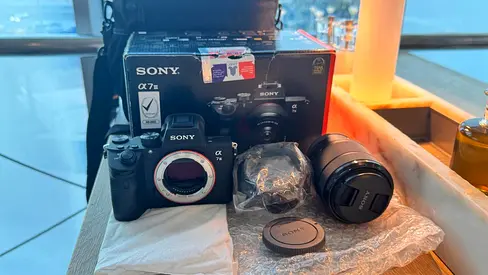 Sony Alpha 7III For Sale Full Frame Body with lens,memory card (256GB) with original bag