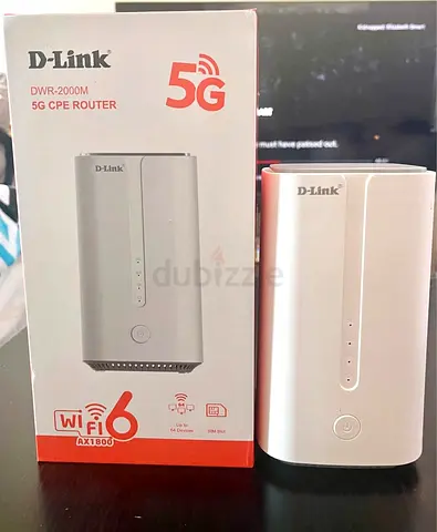 D-Link DWR-2000M 5G CPE Router Wi-Fi 6 (Like New)