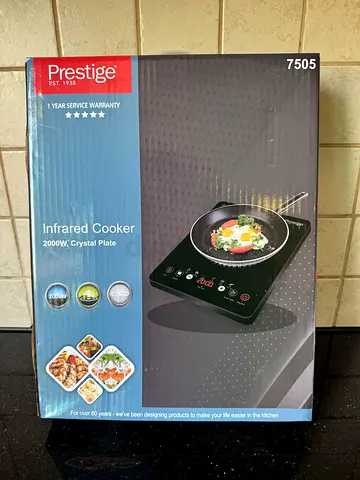 Prestige Electric Grill / Griddle - Barely Used, With Manuals