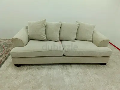 The One Brand Kingston beige 3 seater Sofa bed