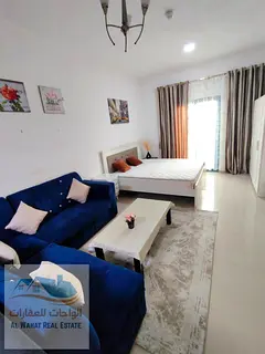 Luxurious fully furnished studio apartment for monthly rent in Al Nuaimiya Towers C – Ajman Stylis