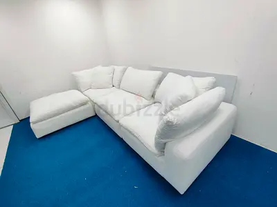 Marina Homes luscious linen cloud feather 🪶 filled modular sofa