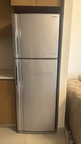 Silver Double Door Refrigerator (Good Working Condition)