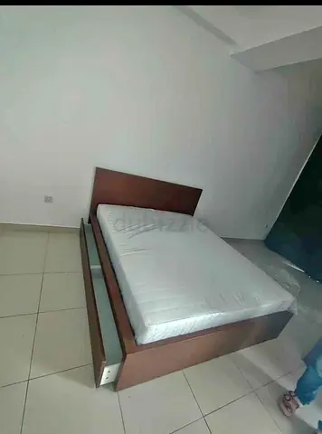 Malam double size bed 140/200cm bed with 2 storage drawers underneath and Ikea mattress