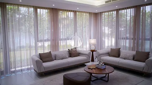 Ready-to-move-in detached villa with the largest area in Sharjah, bordering Dubai | Surrounded by n