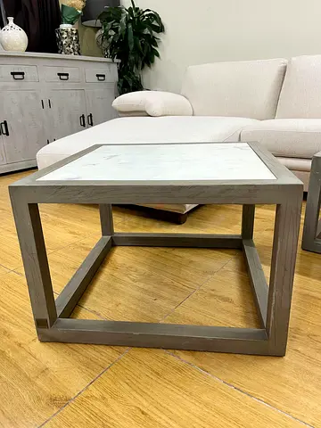 Marina Home Marble Top Coffee Tables Set