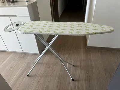 Lightweight Ironing Board with Cover and Iron Rest - Great Condition