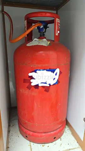 Full LPG Gas Cylinder with Regulator (Used) 21 KG