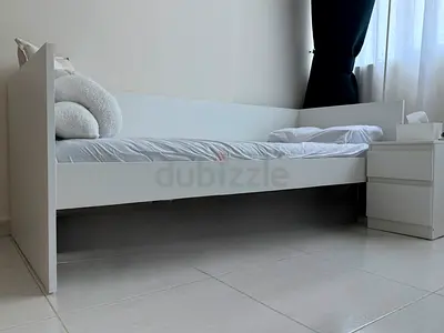TAKE ALL FOR 800 AED ONLY ( BED + DRAWER + CABINET + FOAM + 2PCS BED COVER )
