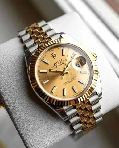 Rolex Datejust 41mm Gold Dial super clone 904L swiss movement