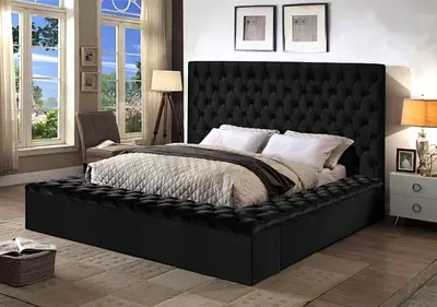 King Size Luxury custom velvet bed for sale best qualit,Hydraulic Optional