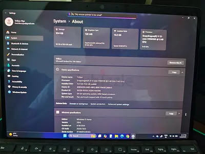 Microsoft Surface 11 Pro - 13-inch 16GB RAM, 1TB SSD (Windows 11) - Excellent Condition