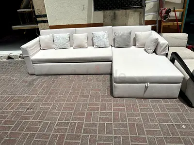 L shep sofa after coming sofa kam bed