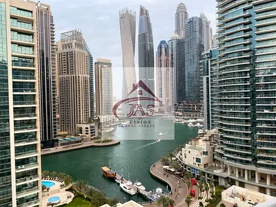 شقة مفروشة بغرفتي نوم | مارينا وإطلالة على المدينة | شرفة | مارينا دايموند 5
