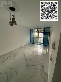 1BHK with 2 bathrooms and a balcony, open view, for annual rent in Ajman, Al Nuaimia 3 area