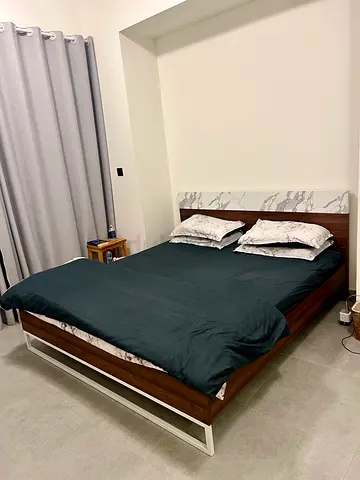 King Bed and Ikea Mattress — 180x200cm