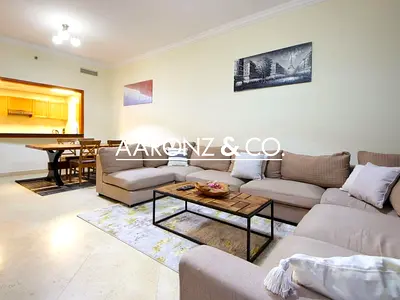 Furnished | Sea and Palm View | Vacant
