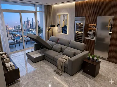 Ikea eskilstuna L shape sofa under storage