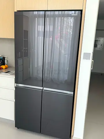 Hitachi Brand 4 Door Refrigerator with Digital Clock