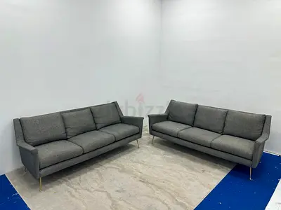 Perfect condition west elm 3+3 seater sofa