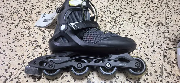 New Mens/Womens Inline Roller Skates - Size Adjustable, Good Condition(Oxelo brand)