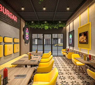 Fast Food Restaurant Fitout and Decor | Restaurant Renovation UAE