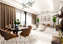 3-BHK apartment + maid's room | Open view of Al Khan Sea | Freehold for all nationalities | 20% 