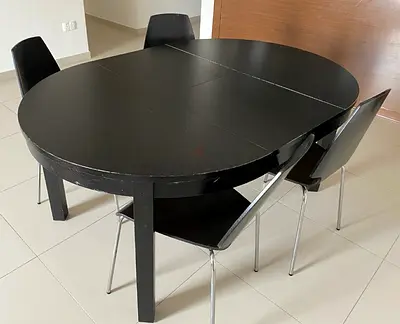 🚨 IKEA Extendable Dining Table + 4 FREE Chairs 🚨