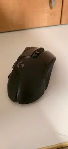 G502 Lightspeed wireless gaming mouse with original dongle