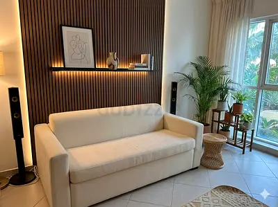 Natuzzi two seater sofa bed with mattress