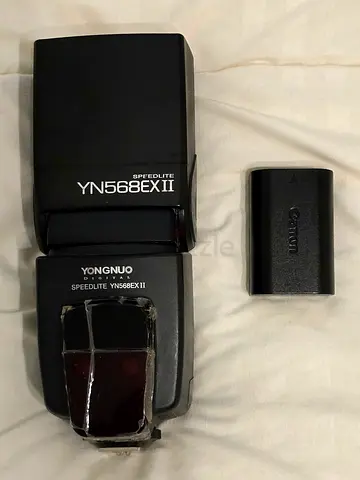 Yongnuo YN568EX II Flash for Canon + Canon LP-E6 Battery