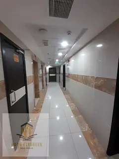 Apartment for annual rent in Al Taawun area Sheikha Laila Tower Two bedrooms and a living room with
