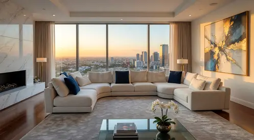 ChattelsMore Olta U Shape Sofa Beige Excellent Condition