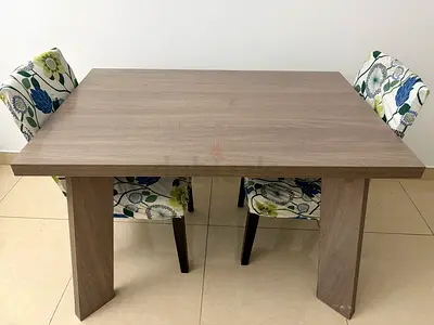 Dining table small with four chairs