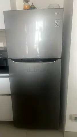 LG Top Freezer Refrigerator - 320L, Silver, Good Condition