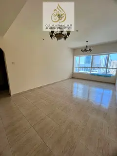 Annual Rental Apartment in Sharjah Al Taawun One Bedroom Hall Free AC Covered by Landlord Free Gym S