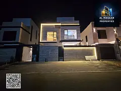 (Modern elevator + private pool) For sale: Luxurious modern villa, two floors and a roof, including