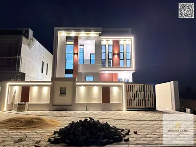 Luxury villa for sale in Ajman near the mosque. Super deluxe, electricity and water included. Price negotiable.