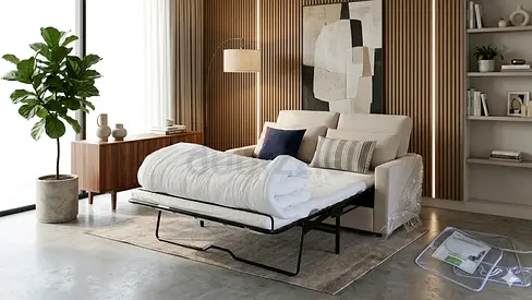 Ikea vimle two seater sofa bed with mattress