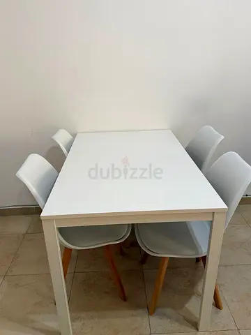 IKEA dining table with 4 chairs