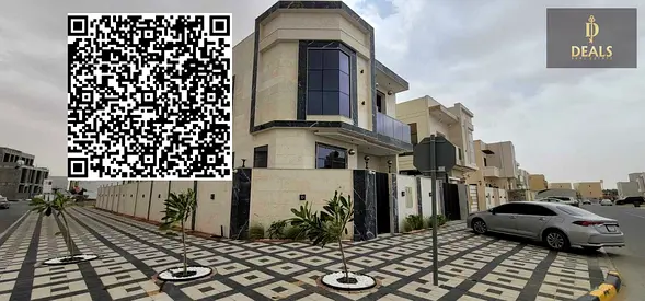 للبيع فيلا كورنر فاخره داخل عجمان منطقة الزاهية